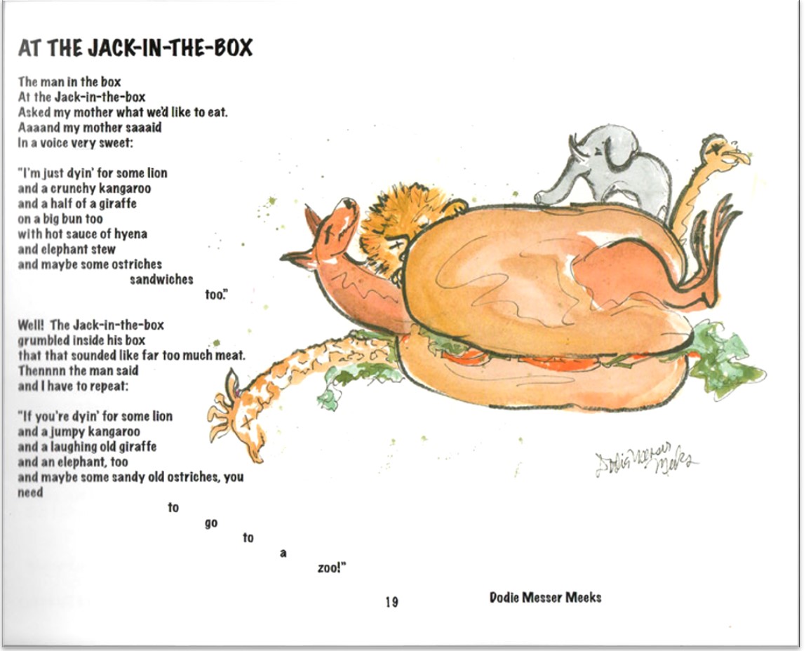 A Bouquet of Poems - At The Jack in the Box